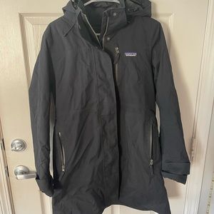 Womens black Patagonia winter jacket